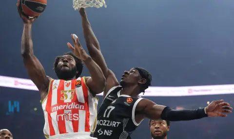 Партизан триумфира в драматичното белградско дерби срещу Цървена звезда в Евролигата - 1