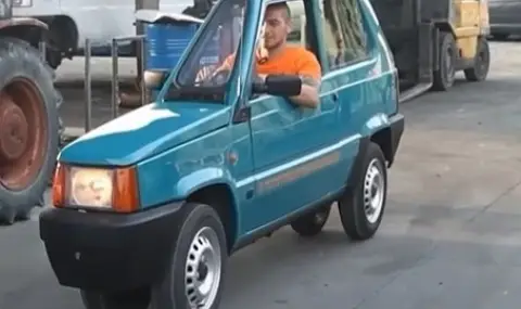 Италианец си направи най-тънката кола в света (ВИДЕО) - 1