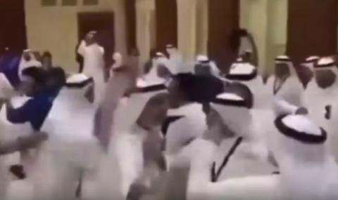 Масов бой между катарци и араби (ВИДЕО) - 1