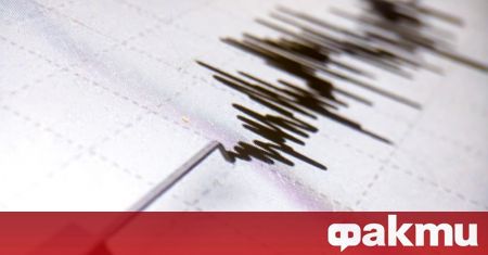 Земетресение с магнитуд 4,9 е регистрирано тази сутрин в Средиземно