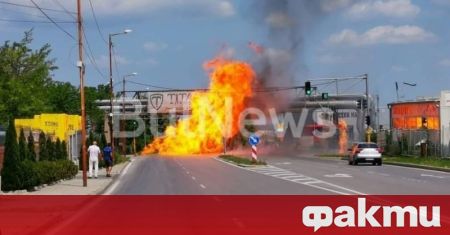 Гръмнаха тръби на газопровода „АресГаз“ във Враца, съобщават от агенция