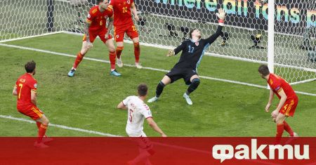 Дания е първият четвъртфиналист на Евро 2020 след като разгроми