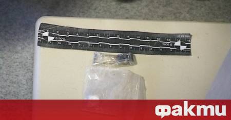 Задържан е криминално проявен и осъждан с мъж за притежание