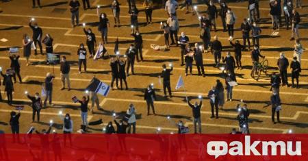 Хиляди израелци протестираха в Тел Авив срещу служебния премиер Бенямин