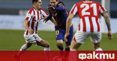 Звездата на Барселона Лионел Меси получи първия червен картон в