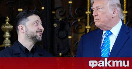 По време на пресконференцията с Доналд Тръмп след разговорите във