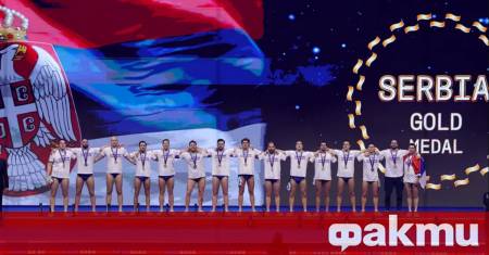 Сръбският национален отбор по водна топка за мъже спечели титлата