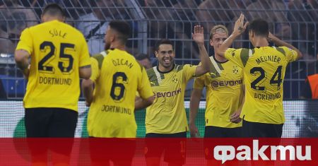 Борусия Дортмунд победи отбора на Копенхаген с 3 0 в първия