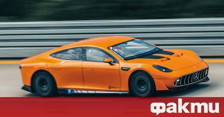 Концептуалният модел Mercedes AMG GT XX счупи няколко рекорда за пробег