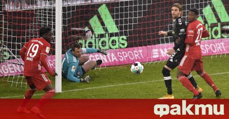 Байерн Мюнхен спечели мача си от 16 ия кръг на Бундеслигата
