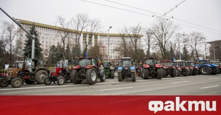 Фермерите в Молдова отново излязоха на протест съобщи РИА Новости