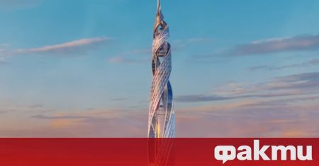 Газпром представи третият небостъргач в проекта Лахта център в Санкт