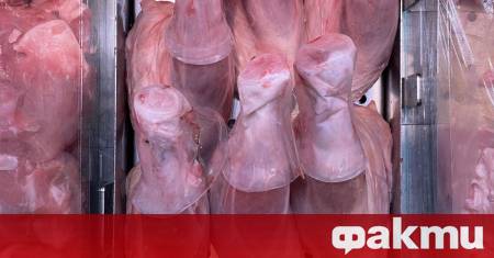Големи количества новозеландско агнешко месо което вече е внесено в