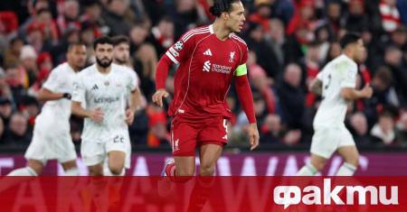 Вирджил ван Дайк не вярва че футболистите на Ливърпул играят