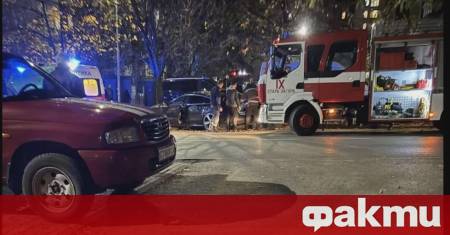 Верижна катастрофа с участието на четири леки автомобила е станала