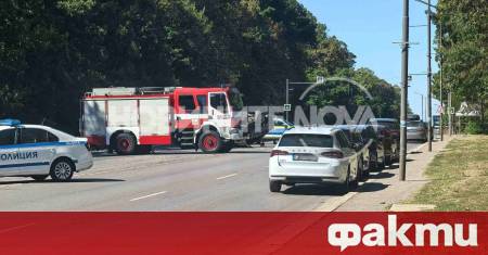 Пострадалата при тежката катастрофа която стана по рано днес на бул