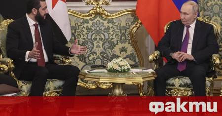 Временният президент на Сирия Ахмед аш Шараа посещава Москва за