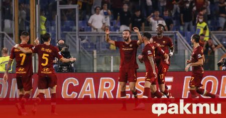 Рома постигна драматична победа с 2:1 у дома срещу Сасуоло
