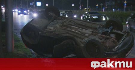 Две катастрофи тази вечер в София без жертви и сериозно