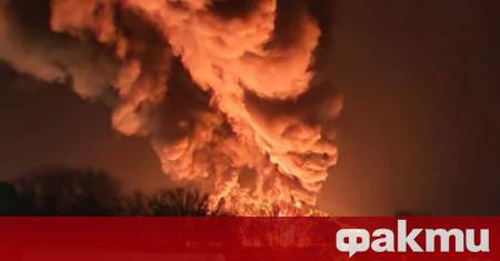 В Псковска област на Русия дронове са причинили пожар в