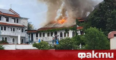 Както вече ФАКТИ съобщи пожар избухна снощи в хотел в