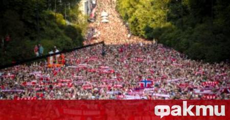 Националният отбор на Норвегия се завърна у дома след участието