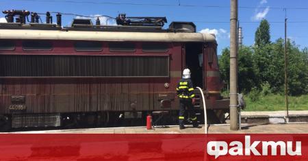 Пожар е възникнал в локомотива на влаковата композиция от София