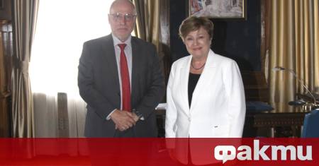 Управителят на Българската народна банка БНБ Димитър Радев проведе среща