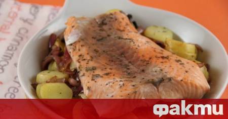 Сьомгата е чудесна риба която е достъпна целогодишно а печените