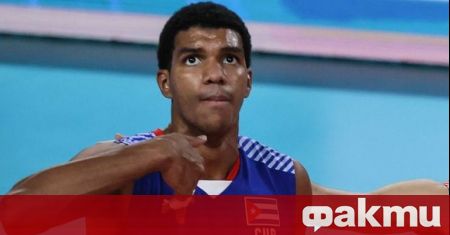 Волейболист от националния отбор на Куба за младежи до 21