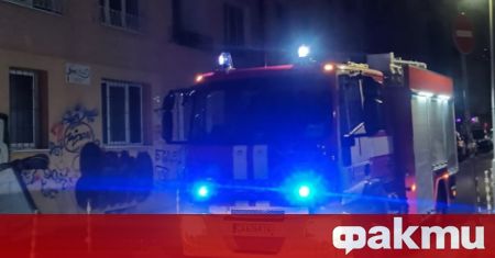 Пожар избухна в центъра на София По първоначални данни пожарът