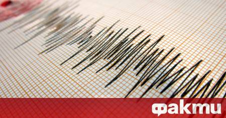 Земетресение с магнитуд 4 4 по скалата на Рихтер е