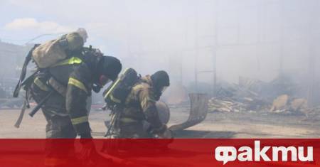 В Кубанския регион избухна сериозен пожар на територията на местна