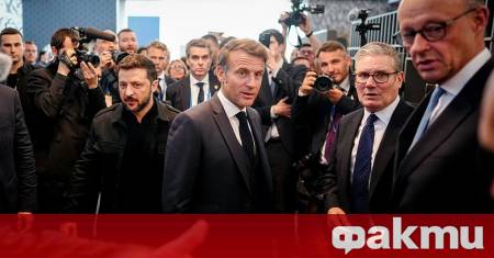 На срещата в Лондон лидерите на Великобритания Франция Германия и