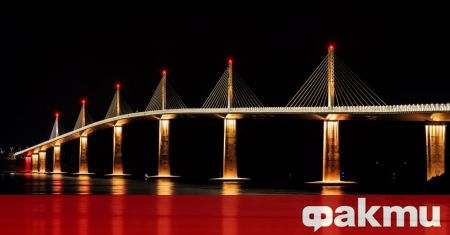 В Хърватия днес беше открит Пелешацкият мост който свързва полуостров