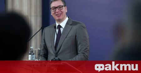 Президентът на Сърбия Александър Вучич разговаря днес с председателя на