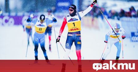 Голямата звезда в ски бягането при мъжете Йоханес Клаебо спечели