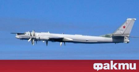 Руски стратегически бомбардировачи Ту 95МС извършиха планов полет над неутралните води