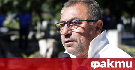 Легендата на Левски Божидар Искренов и футболният общественик Кирил Евтимов