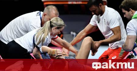 Двукратната европейска вицешампионка Валентина Георгиева получи контузия по време на