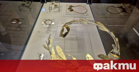 Изложбата Блясъкът на елинистическото злато Повелителят на Сакар беше отрита