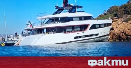 В социалните мрежи се появи видео на яхта с български