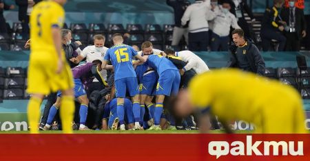 Украйна победи с 2 1 Швеция в последен 1 8 финал на UEFA