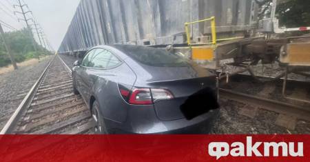 Необичаен инцидент с Tesla Model 3 който според съобщенията е