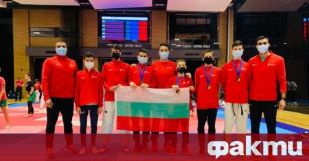Българският национален отбор момчета до 14 г кадети се