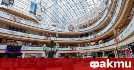 Броят на купувачите в търговските центрове в Москва в началото