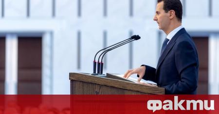 Сирийският президент Башар Асад прекъсна своя реч в парламента защото