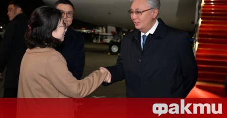 На международното летище Ханеда в Токио президентът на Казахстан беше