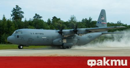 Военно-транспортен самолет С-130 на ВВС на САЩ катастрофира вчера при