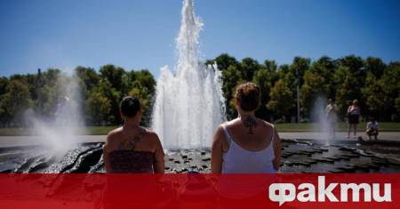 Безпрецедентна гореща вълна обхвана по голямата част от европейския континент